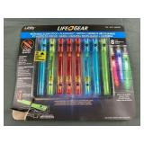 Life Gear Reusable Glow Sticks + Flashlight