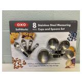 8 Piece Stainless Steel Measuring Cups & Spoons