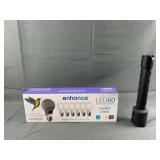 5pk Light Bulbs & Duracell Flashlight
