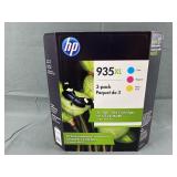 New 3pk 935XL Hp Ink Cartridges