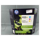 New 3pk 935XL Hp Ink Cartridges