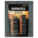 40 Pack Duracell AA Batteries