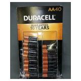 40 Pack Duracell AA Batteries
