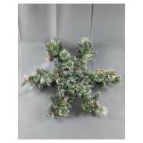 Snowflake Wreath with 70 LED Lights