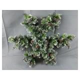 Snowflake Wreath with 70 LED Lights