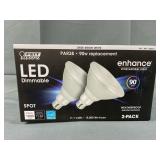 2pk LED Dimmable 90W Spot Lights