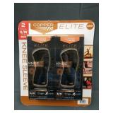 2 Pack S/M Copper Fit Knee Compression Sleeve