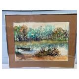Framed Watercolor