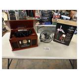VICTROLA RECORD PLAYER - RADIO - CASSETTE - CD