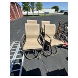 OUTDOOR METAL SWIVEL BARSTOOLS