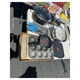 POTS - PANS - COLANDER - MUFFIN PANS - UTENSILS