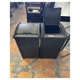 SUNCAST OUTDOOR TRASH BINS