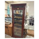 CHERRY WOOD CIGAR HUMIDOR CABINET