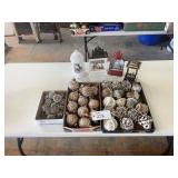 SNOW GLOBES - VINE BALLS - ORNAMENTS