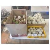 ASSORTED ROUND BALL CHRISTMAS ORNAMENTS