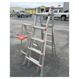 LITTLE GIANT 22' EXT. LADDER & SMALL STEP LADDER