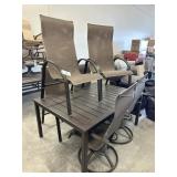 OUTDOOR TABLE W/6 CHAIRS