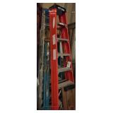 WERNER 8' & 6' FIBERGLASS LADDERS