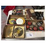 SANDING WHEELS - SANDPAPER - WIRE WHEELS