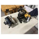 HOC 8 1/4' COMPOUND MITER SAW - RYOBI 7 1/4' SAW
