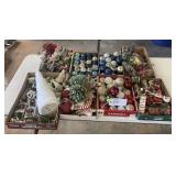 CHRISTMAS ORNAMENTS - FIGURINES - TREE CONE - OWLS