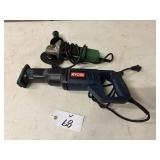 SAWZALL & ANGLE GRINDER
