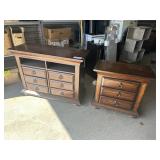 SMALL DRESSER & NIGHT STAND