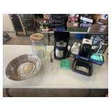 COFFE POT - GLASS BOWL - BLENDER - CAN OPENER