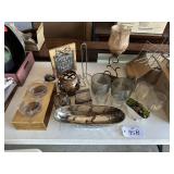 DECOR BOWLS - TRAY - GLASSES - CANDLE HOLDER
