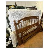 BED FRAME & QUEEN MATTRESS
