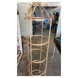 Cast Iron 5 Tier Shelf Decor - NO Glass Shelving