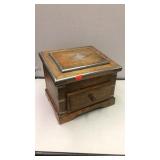 Jewelry Box Old Wooden Ornate