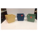 3 cnt of Metal Stacking Baskets