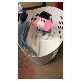 Nice basket wi/ graduation autograph dog &