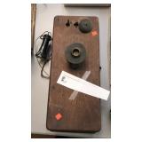 Kellogg Wall Phone.  Vintage. Hand crank wall