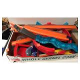 Hot Wheels race track & misc accessories.