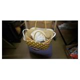 Group Lot Basket, Yarn, Decorative Tote Bags