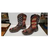 American Flag Cowboy Boots (Womens Size 9)