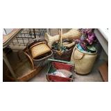 Huge Lot of Baskets & Decorations