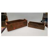 2 ct. Vintage Wooden Boxes