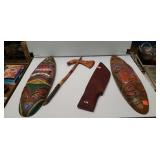 4 ct. Wood African Decor