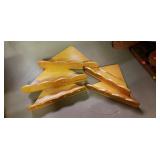 5 ct. Wooden Shelves