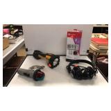 Doorbell Kit, Flashlights, and Headphones