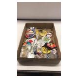 Lapel Pins and Buttons Assortment