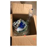 Lot of Glass Dishware and 1 Figurine