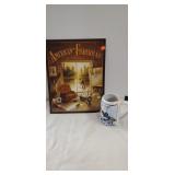 Metal Fishing Sign & Mug