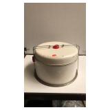Vintage Cake Carrier Metal