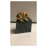 Golden Bear Desk Trinket/Paperweight