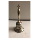 Silver Hand Bell Ornate