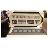 Vacation and Family Picture Frames